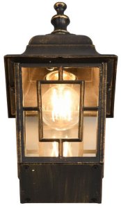 Kinkiet Trio Elewacyjna lampa ścienna Volturno 205967128 IP23 latarnia rdzawy 3