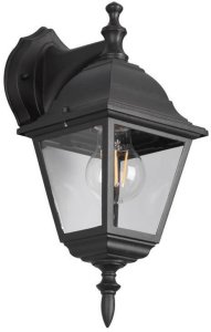 Kinkiet Trio Metalowa lampa ścienna Livenza 205767132 IP44 latarnia czarny 2