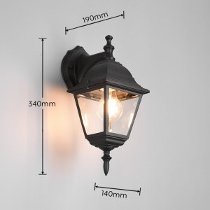 Kinkiet Trio Metalowa lampa ścienna Livenza 205767132 IP44 latarnia czarny 8