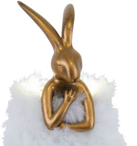 Lampka biurkowa Hurt-net Nocna lampka dla dziecka Flafi TL0108-S KRÓLIK animals biały złoty 3
