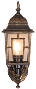 Kinkiet Trio Zewnętrzna lampa ścienna Volturno 205960128 IP23 latarnia rdzawy 3