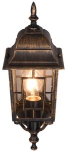 Kinkiet Trio Zewnętrzna lampa ścienna Volturno 205960128 IP23 latarnia rdzawy 6