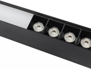 Syntron Natynkowa lampa liniowa 1041 Domeno LED 40W 3000K nad wyspę czarna 6