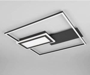 Lampa sufitowa RL Light Ściemnialna lampa sufitowa Spiro R67862932 LED 32W 2700-6500K pilot czarna 5