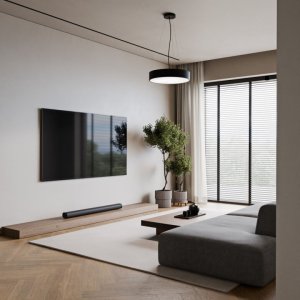 Lampa wisząca TEAM Wisząca lampa z czujnikiem ruchowo-zmierzchowym Cleo 137623600257 czarny 5