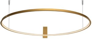 Lampa sufitowa Shilo Metalowa plafoniera Agari 1345 Shilo LED 54,6W 4000K koło do pokoju złota 3