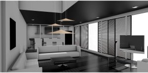 Lampa wisząca Shilo Stożkowa lampa zwisająca Brito 5069 Shilo regulowana nad wyspę platyna 2