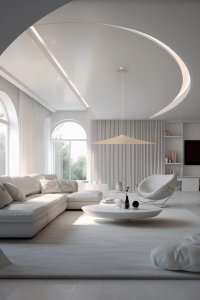 Lampa wisząca Shilo Stożkowa lampa zwisająca Brito 5069 Shilo regulowana nad wyspę platyna 3
