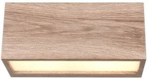 Kinkiet Trio Tarasowa lampa ścienna Mayenne 218560235 IP44 kostka prostokąt drewniana 4