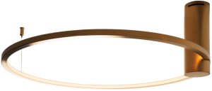 Lampa sufitowa MAXlight Plafon sufitowy Queen C0239 Maxlight LED 15W 3000K pierścień złoty 2