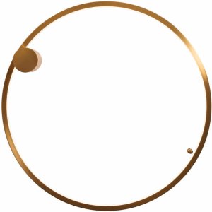 Lampa sufitowa MAXlight Plafon sufitowy Queen C0239 Maxlight LED 15W 3000K pierścień złoty 3