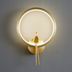 Kinkiet Step into Design Pierścieniowy kinkiet AMICI ST-B3607 gold Step LED 10W 3000K boy złoty 3