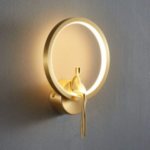 Kinkiet Step into Design Pierścieniowy kinkiet AMICI ST-B3607 gold Step LED 10W 3000K boy złoty 4