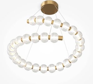 Lampa sufitowa Maytoni Nowoczesna lampa Amulet MOD555PL-L35G3K LED 40W 3000K przezroczysty złoty 2