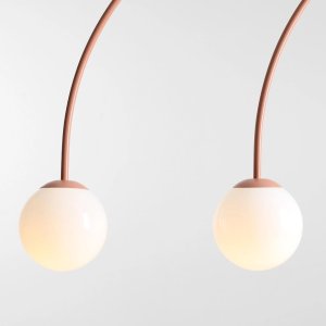 Lampa wisząca Aldex Molekułowa lampa wisząca nad stół UNA 1116L11_S Aldex koralowy 5