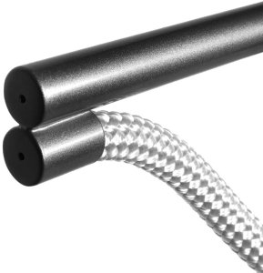 Lampa wisząca Mdeco Wisząca lampa wąż Serpente 1157 LED 55W 3000-6000K czarny biały 2