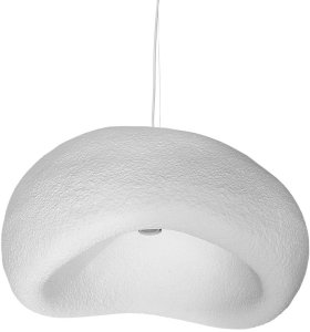 Lampa wisząca Mdeco Kopułowa lampa wisząca 1367 kopuła nad stół biała 2
