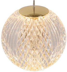 Lampa wisząca Lucide Lampa wisząca kule CINTRA 13499/22/60 LED 21W 2700K mosiądz przezroczysty 3