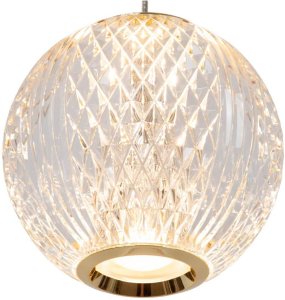 Lampa wisząca Lucide Lampa wisząca kule CINTRA 13499/22/60 LED 21W 2700K mosiądz przezroczysty 6