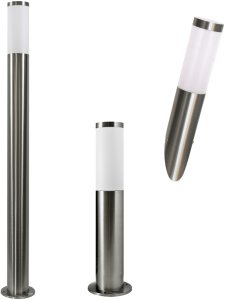 Polux Klosz do lamp ogrodowych Livia 303998 satynowy biały srebrny 2
