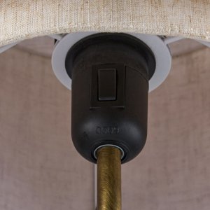 Kinkiet Nordlux Ścienna lampa tkaninowa TAKAI 2320421018 do sypialni mosiądz beżowa 5