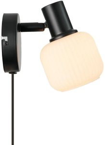 Kinkiet Nordlux Regulowana lampa ścienna Milford 2412631003 szklana czarny 3