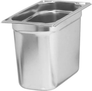 APS Pojemnik prostokątny ze stali nierdzewnej GN 1/4 265x162x200 mm | APS, 81408 2