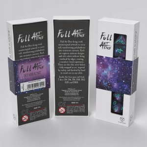 Q-Workshop Komplet kości Full Art: Gwiezdny pył 6