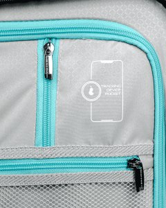 SwissBags Średnia walizka SwissBags Ocean 67 cm niebieski 16