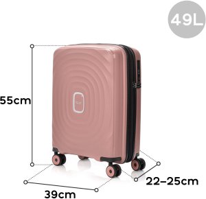 SwissBags Walizka kabinowa Echo* 55 cm Różowy 9
