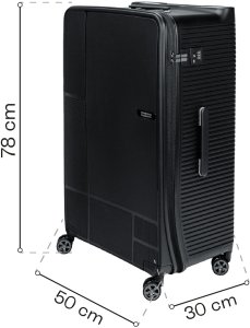 SwissBags Duża walizka SwissBags Magna 78 cm czarny 10