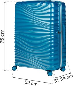 SwissBags Duża walizka SwissBags Cruise 75 cm turkusowy 11