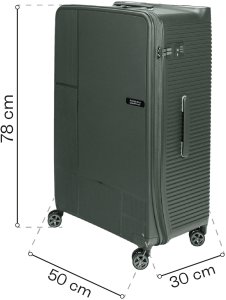 SwissBags Duża walizka SwissBags Magna 78 cm zielony 9