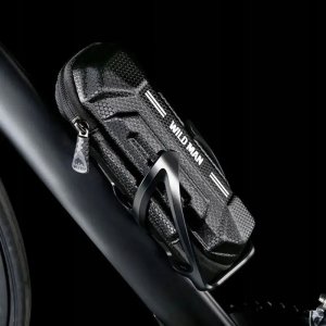 WildMan WILDMAN sakwa rowerowa wpinana w miejsce na bidon 0,8L XT11 czarna 4