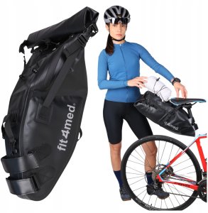 Fit4Med Sakwa Rowerowa Podsiodłowa Torba Pod Siodełko Bikepacking Wodoodporna 6-13L 4