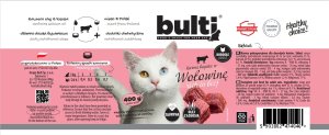 BULT BULTI mielonka bogata w wołowinę dla kota 400g 2