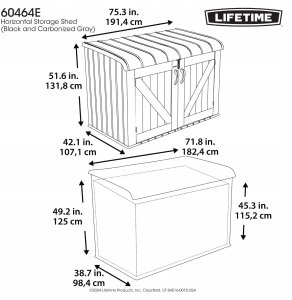 Skrzynia ogrodowa Lifetime LIFETIME SKRZYNIA OGRODOWA PREMIUM 2123 L 60464E 6