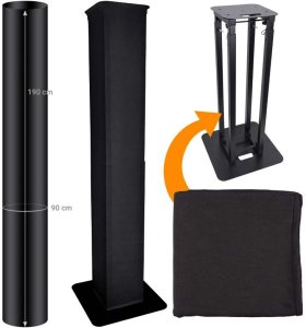 DNA DNA TOTEM TOWER SCRIM BK materiał czarna lycra osłona podstawy 2