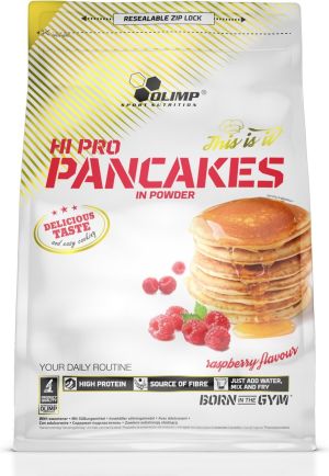 Olimp Naleśniki wysokobiałkowe Hi Pro Pancakes 900g malinowy roz. uniw 1