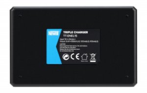 Ładowarka do aparatu Nitecore Ładowarka trójkanałowa Newell TT-USB-C do akumulatorów EN-EL15 do Nikon 3