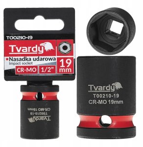 Tvardy Nasadka udarowa 1/2" 6-kąt 19mm CR-MO (10/120) 2
