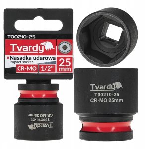Tvardy Nasadka udarowa 1/2" 6-kąt 25mm CR-MO (10/60) 3