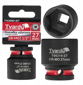 Tvardy Nasadka udarowa 1/2" 6-kąt 27mm CR-MO (10/60) 3
