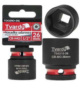 Tvardy Nasadka udarowa 1/2" 6-kąt 26mm CR-MO (10/60) 2