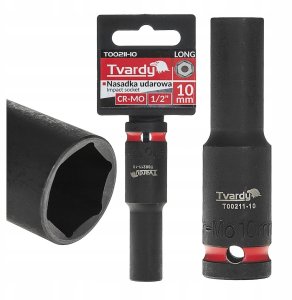 Tvardy Nasadka udarowa długa 1/2" 6-kąt 10mm CR-MO (6/72) 3