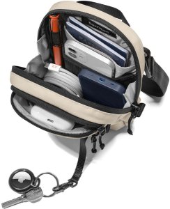 Tomtoc tomtoc Aviator - T37 Travel Crossbody Bag, Khaki 3