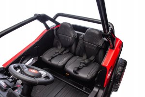 Super-Toys Pojazd Racing Road 2000 24V 4x120W 4WD Bluetooth FM 35kg 8