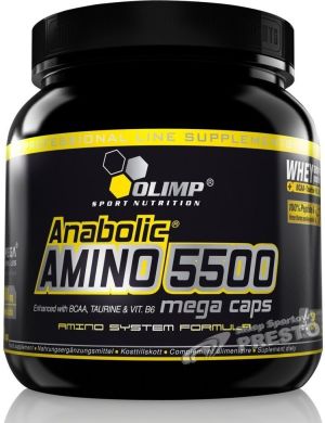 Olimp Anabolic Amino 5500 400 Mega Caps Olimp roz. uniw (024153) 1