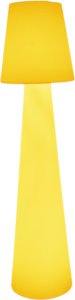 Lampa podłogowa Step into Design Stojąca lampa grzybek z pilotem Gardena ES-DC007 LED 5W RGBW IP65 biała 2