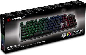 Klawiatura Rampage Black Multicolor KB-R78 (RAMPKE13944) 5